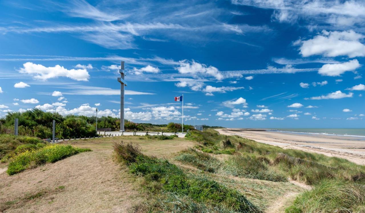 La Courette, Maison Avec Cour Proche Plage Graye-sur-Mer Esterno foto
