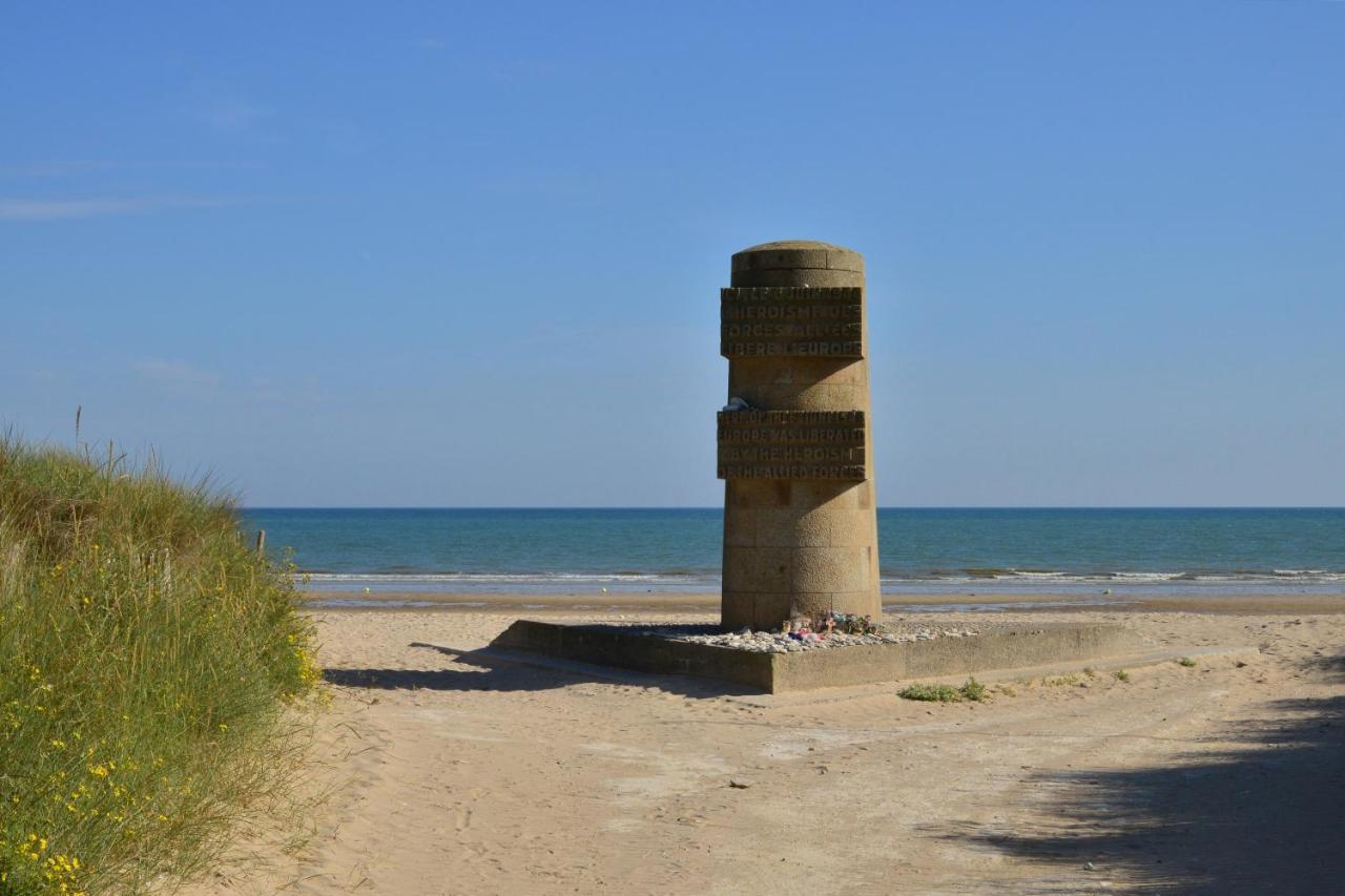 La Courette, Maison Avec Cour Proche Plage Graye-sur-Mer Esterno foto